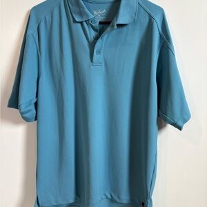 Woolrich Men's Teal Short-Sleeve Polo